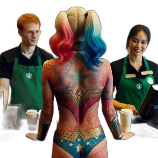 staff, concept art, comic book art, person transparent PNG cut-out