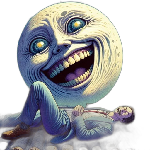 creature, face, mask, staff transparent PNG cut-out