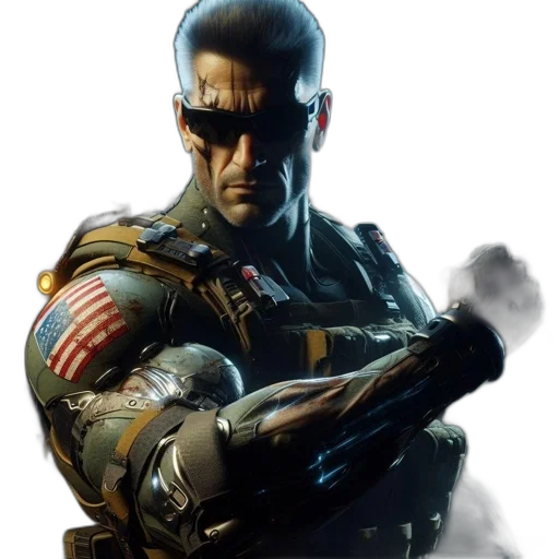 weapon, concept art, cyberpunk, comic book art transparent PNG cut-out