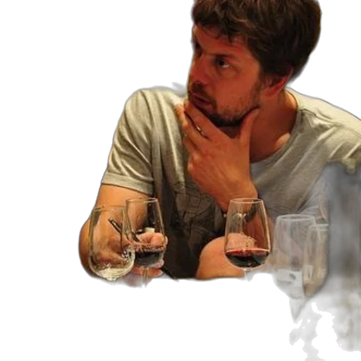 bottle, face, food, photorealistic transparent PNG cut-out