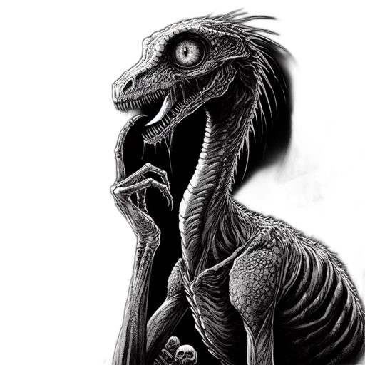dragon, creature, animal, face transparent PNG cut-out