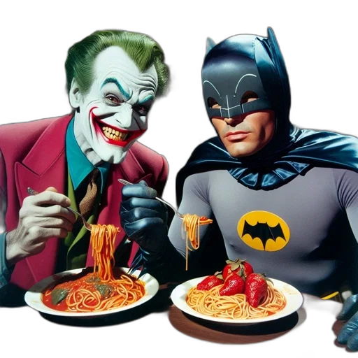 food, comic book art, concept art, two transparent PNG cut-out