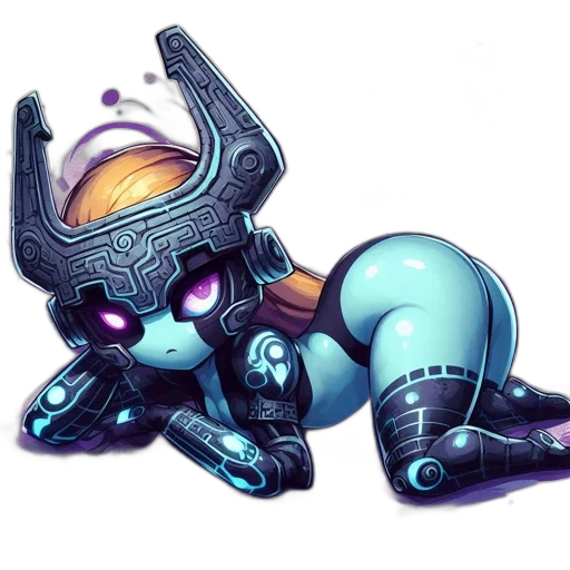 robot, concept art, pixel art, fantasy art transparent PNG cut-out