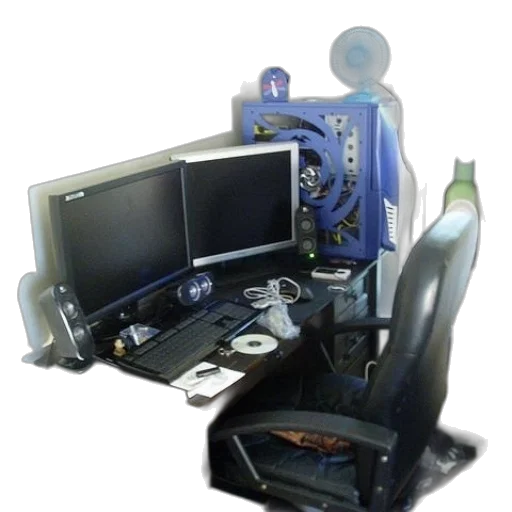 staff, furniture, robot, 3d render transparent PNG cut-out