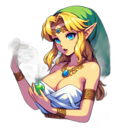 staff, dress, weapon, jewelry transparent PNG cut-out
