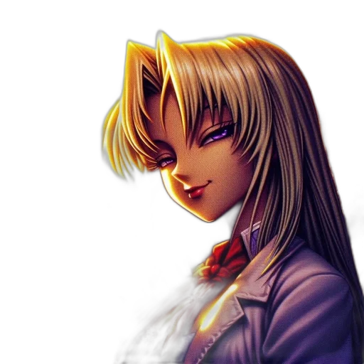 staff, face, anime, pixel art transparent PNG cut-out