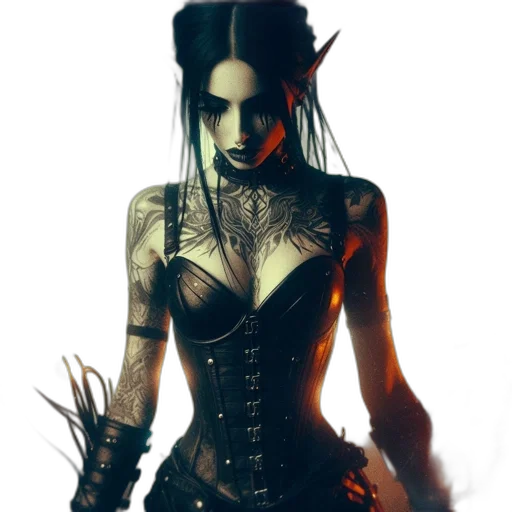 dress, mask, fantasy art, concept art transparent PNG cut-out
