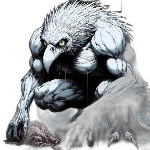 creature, animal, comic book art, concept art transparent PNG cut-out