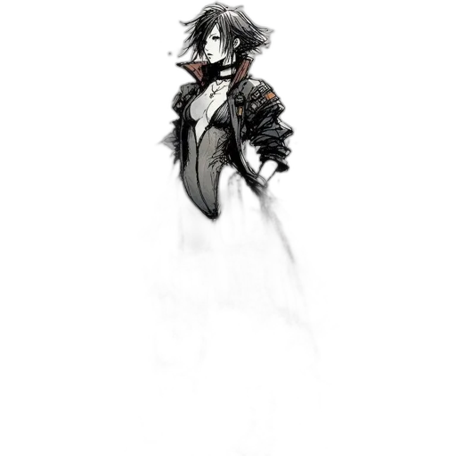 jacket, staff, sword, weapon transparent PNG cut-out