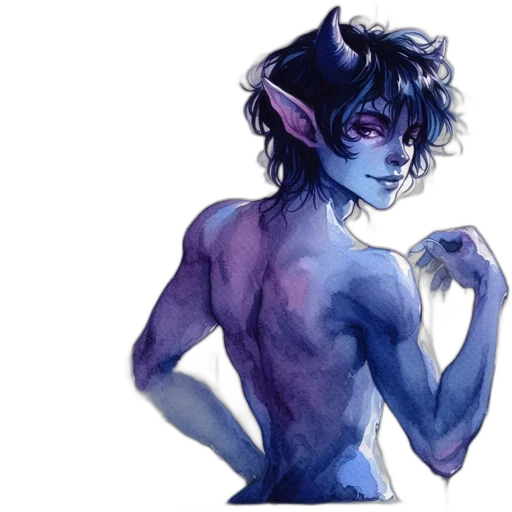 creature, watercolor, fantasy art, concept art transparent PNG cut-out