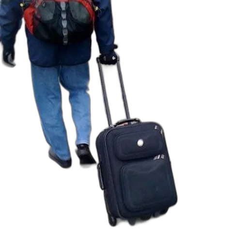 jacket, staff, umbrella, robot transparent PNG cut-out