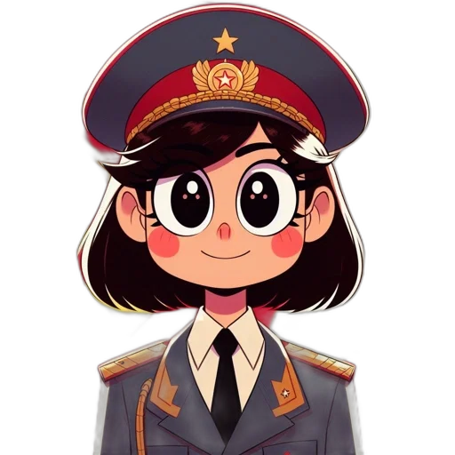 staff, hat, crown, face transparent PNG cut-out
