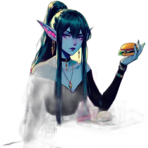 food, staff, creature, concept art transparent PNG cut-out