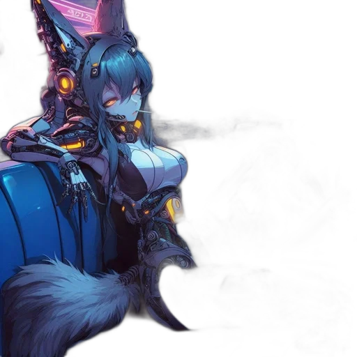 robot, staff, mask, creature transparent PNG cut-out