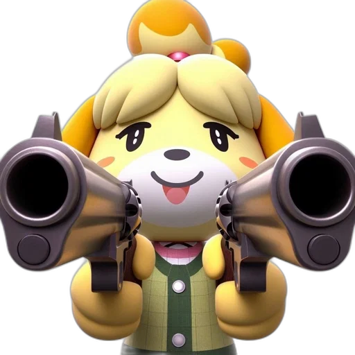 weapon, animal, staff, crown transparent PNG cut-out
