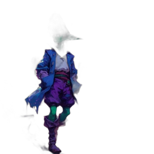 jacket, mask, sword, dragon transparent PNG cut-out