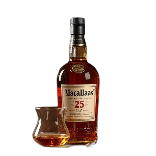 bottle, macallaas, year, old transparent PNG cut-out