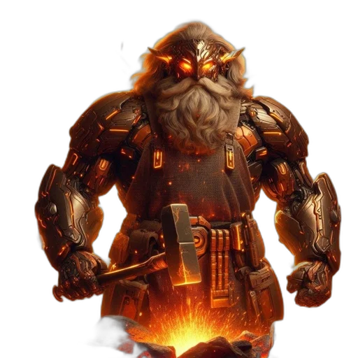 robot, weapon, staff, concept art transparent PNG cut-out