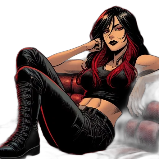 comic book art, concept art, cartoon, fantasy art transparent PNG cut-out