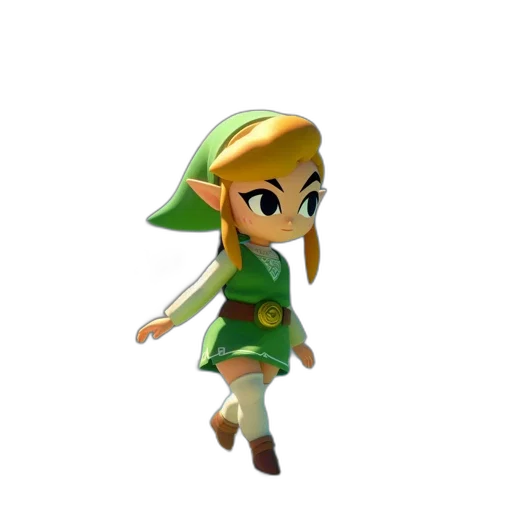 dress, staff, weapon, hat transparent PNG cut-out