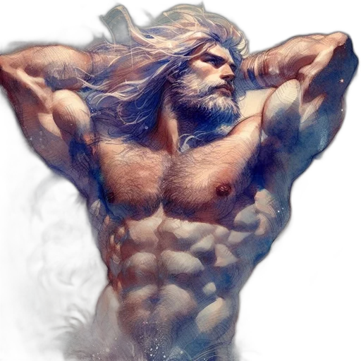 hair, creature, fantasy art, photorealistic transparent PNG cut-out