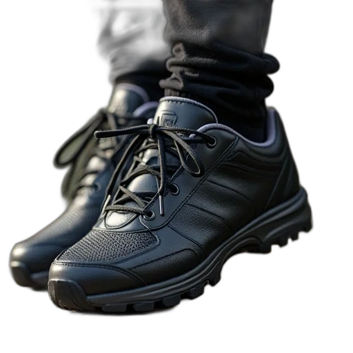 shoes, 3d render, photorealistic, concept art transparent PNG cut-out
