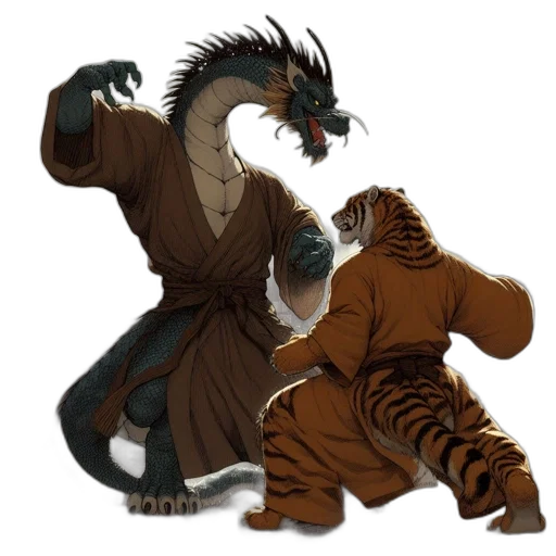 dragon, concept art, fantasy art, comic book art transparent PNG cut-out