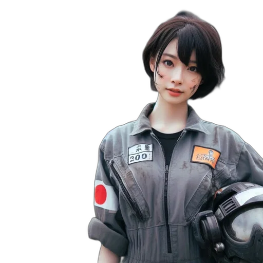 robot, staff, jacket, face transparent PNG cut-out