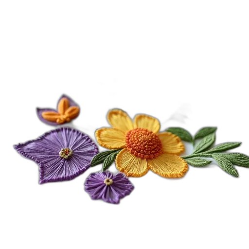 flower, jewelry, crown, staff transparent PNG cut-out