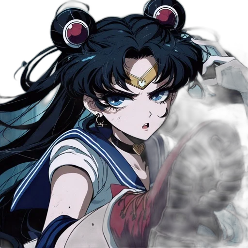 staff, mask, dragon, anime transparent PNG cut-out
