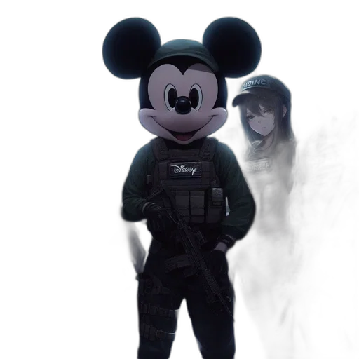 mask, staff, jacket, creature transparent PNG cut-out