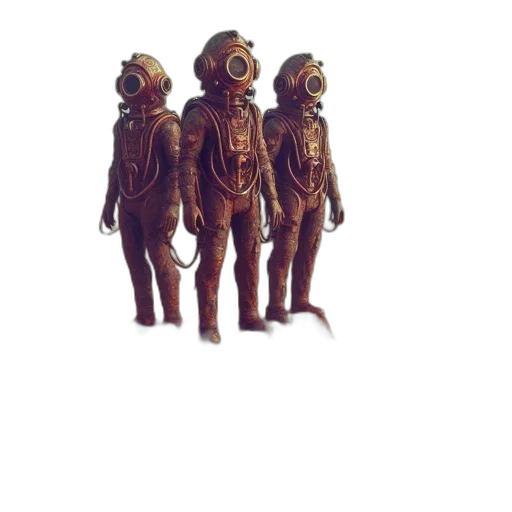 staff, mask, robot, jacket transparent PNG cut-out