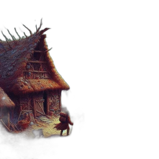 dragon, creature, building, concept art transparent PNG cut-out