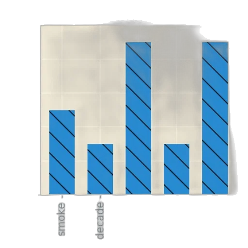 umbrella, 3d render, blue, monochrome transparent PNG cut-out