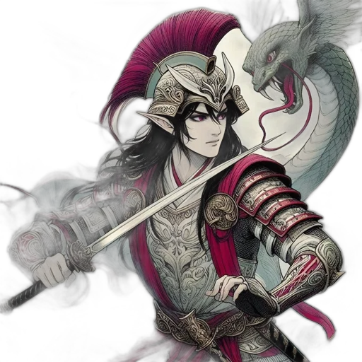 sword, dragon, staff, weapon transparent PNG cut-out
