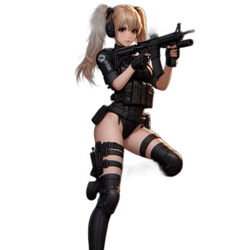 weapon, concept art, 3d render, anime transparent PNG cut-out