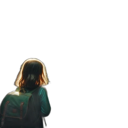 jacket, bottle, robot, hair transparent PNG cut-out