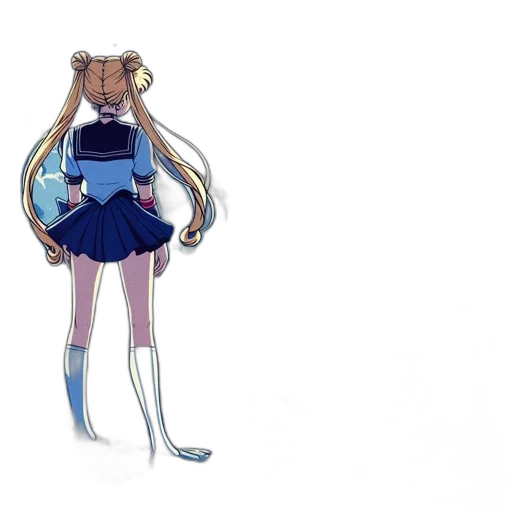 dress, staff, concept art, anime transparent PNG cut-out