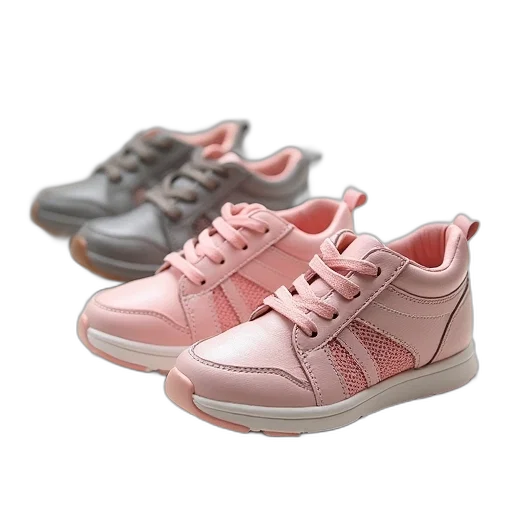 shoes, vaporwave, 3d render, pastel transparent PNG cut-out