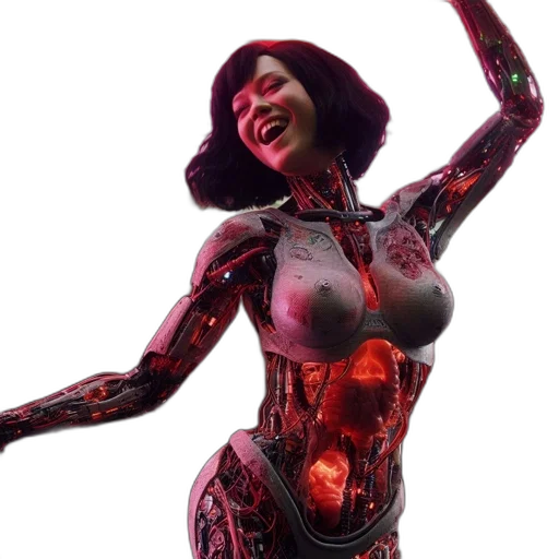 robot, creature, dress, concept art transparent PNG cut-out
