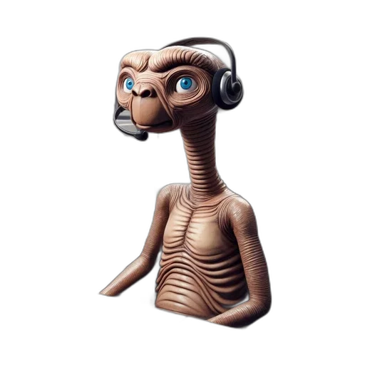 robot, creature, animal, staff transparent PNG cut-out