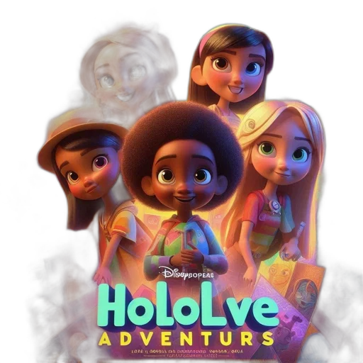 concept art, 3d render, cartoon, animated transparent PNG cut-out