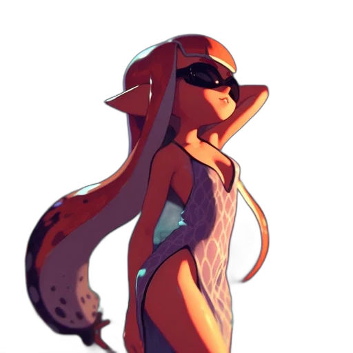dress, staff, weapon, jacket transparent PNG cut-out