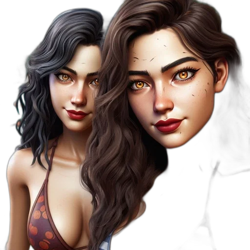 fantasy art, photorealistic, concept art, oil painting transparent PNG cut-out