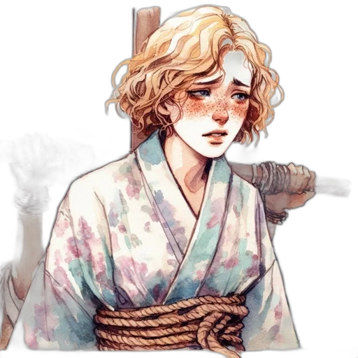 staff, weapon, watercolor, pixel art transparent PNG cut-out