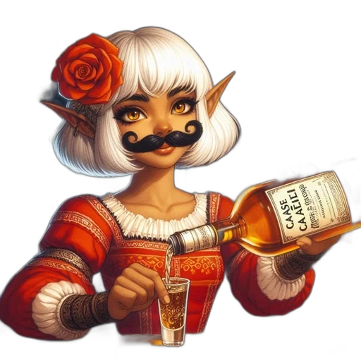 staff, face, fantasy art, pixel art transparent PNG cut-out