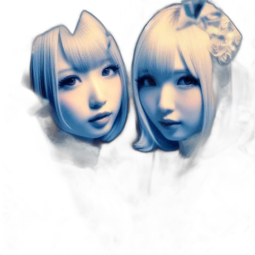 face, mask, robot, 3d render transparent PNG cut-out