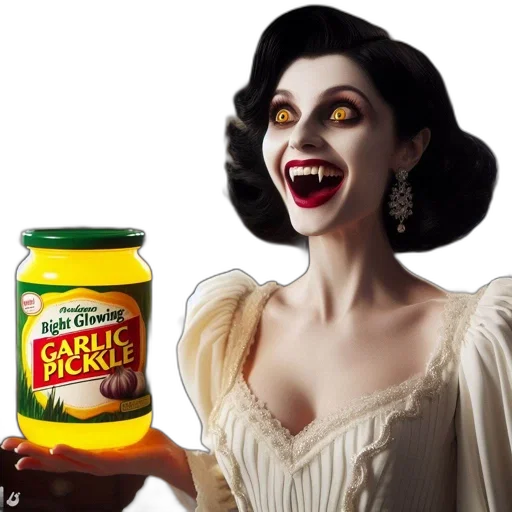 food, gothic-look, woman, pale-skinned transparent PNG cut-out