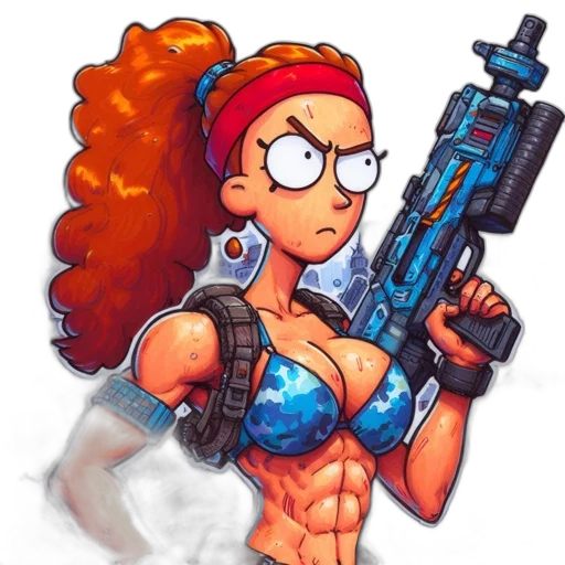 weapon, pixel art, comic book art, cartoon transparent PNG cut-out