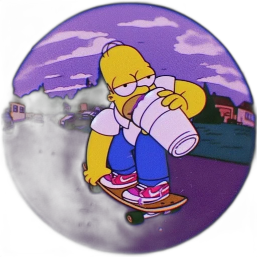 car, vaporwave, cartoon, concept art transparent PNG cut-out